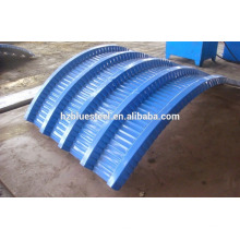 Machine Arch Metal Roof Sheet Panel Bend Crimp Machine Archy Roof Sheet Cambered Vaulted Aluminum Roof Tile Making Machine